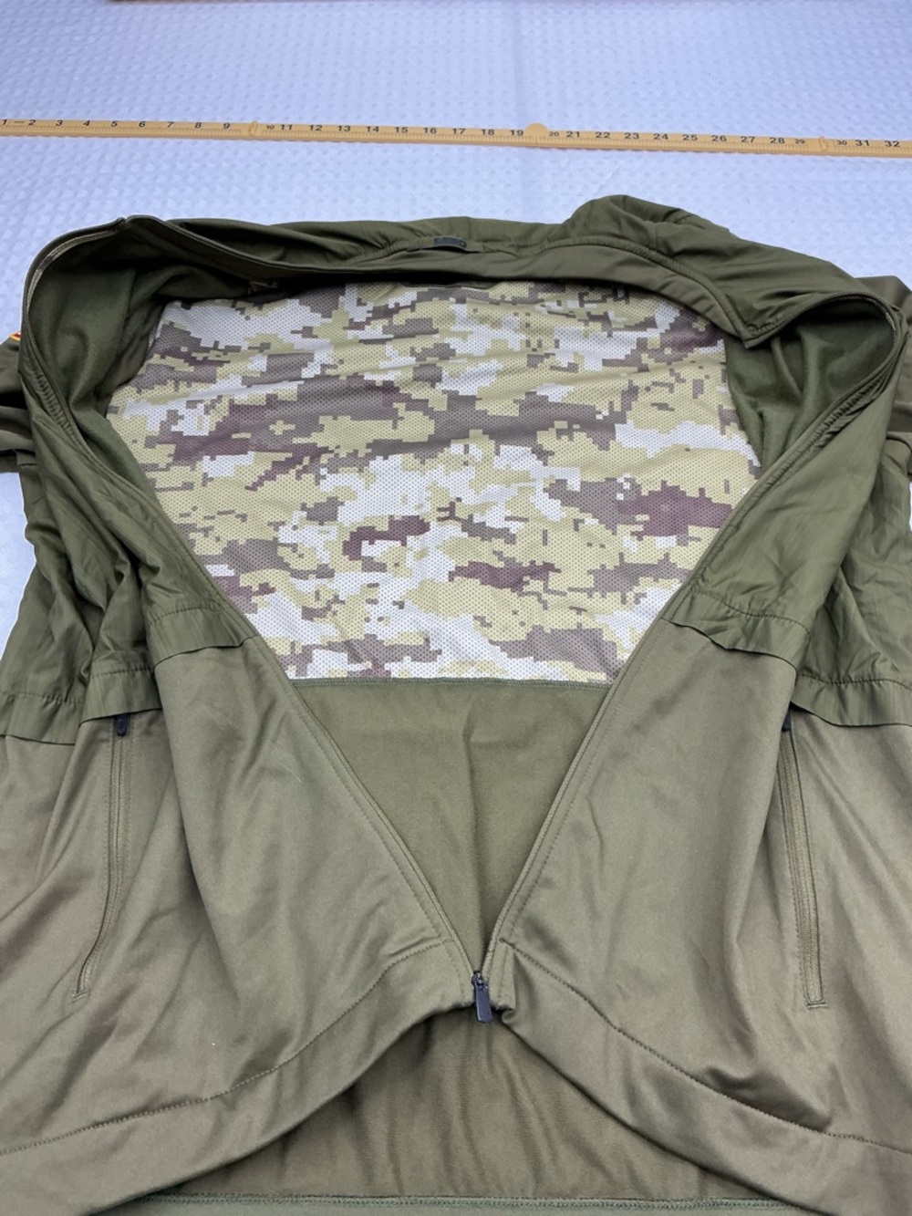 NFL Olive Green Camo Team Apparel Nike Jacket - Picture 6 of 8